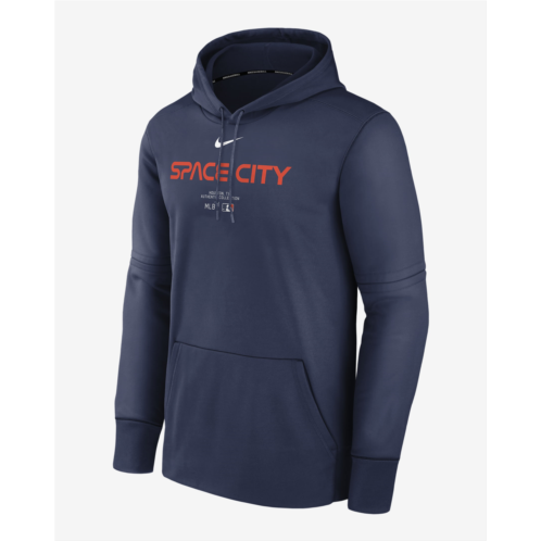 Houston Astros City Connect Practice Mens Nike Therma MLB Pullover Hoodie