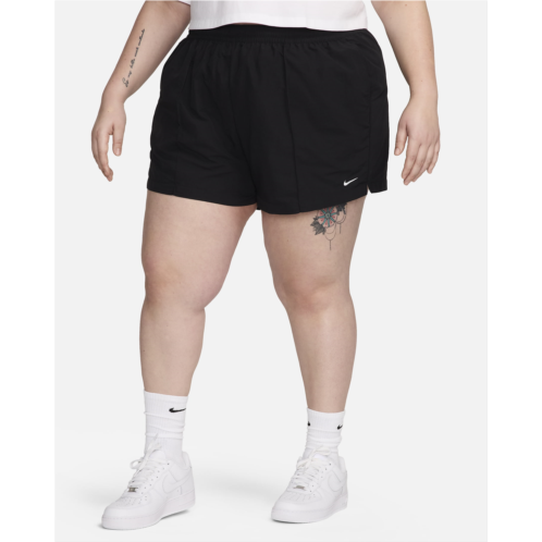Nike Sportswear Everything Wovens Womens Mid-Rise 5 Shorts (Plus Size)