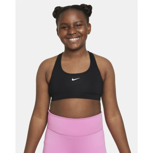 Nike Swoosh Big Kids (Girls) Sports Bra (Extended Size)