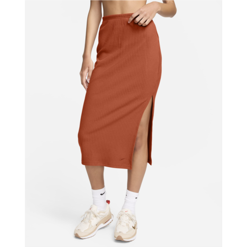 Nike Sportswear Chill Rib Womens Slim Midi Skirt