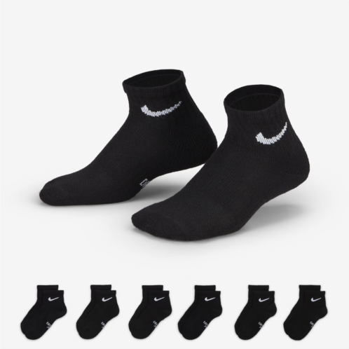 Nike Dri-FIT Performance Basics Little Kids Ankle Socks (6 Pairs)