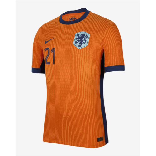 Frenkie de Jong Netherlands National Team 2024 Match Home Mens Nike Dri-FIT ADV Soccer Jersey