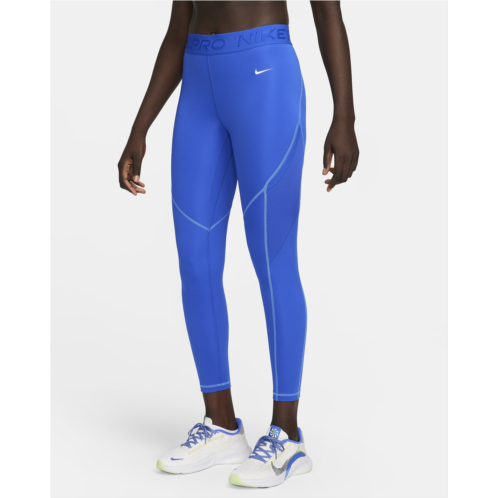 Nike Pro Womens Mid-Rise 7/8 Leggings with Pockets