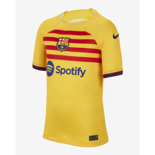 FC Barcelona 2023/24 Stadium Fourth Big Kids Nike Dri-FIT Soccer Jersey