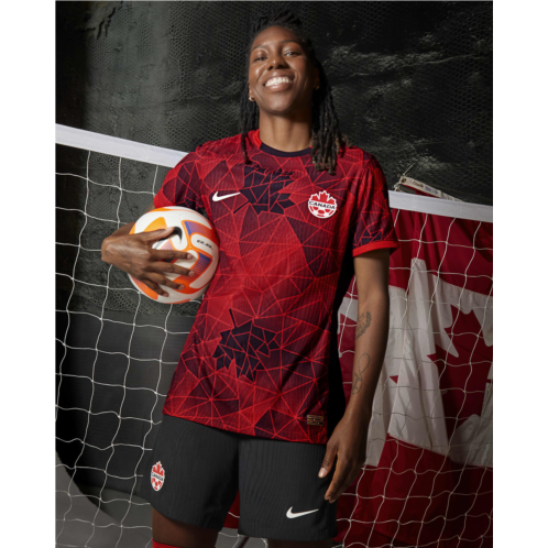 Canada 2023 Stadium Home Womens Nike Dri-FIT Soccer Jersey