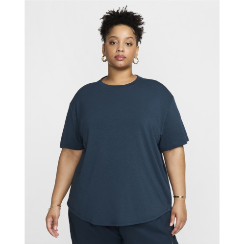 Nike One Relaxed Womens Dri-FIT Short-Sleeve Top (Plus Size)