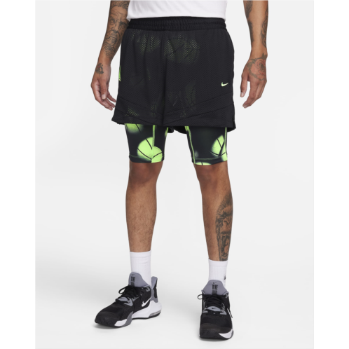 Nike Ja Mens Dri-FIT 2-in-1 4 Basketball Shorts