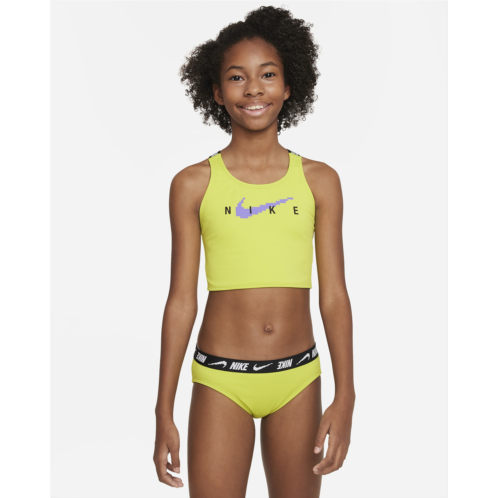 Nike Big Kids (Girls) Swim Cross-Back Midkini Set