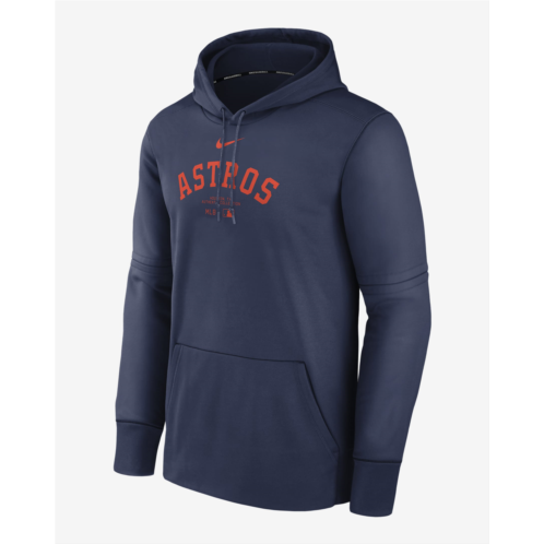 Houston Astros Authentic Collection Practice Mens Nike Therma MLB Pullover Hoodie
