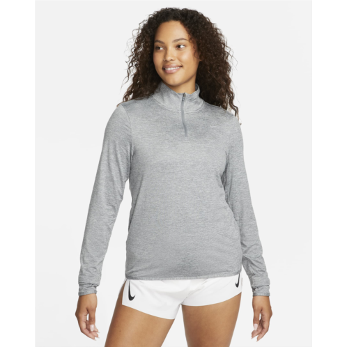 Nike Swift Element Womens UV Protection 1/4-Zip Running Top