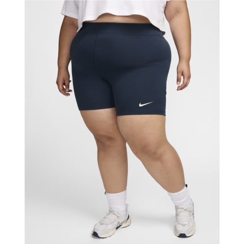 Nike Sportswear Classic Womens High-Waisted 8 Biker Shorts (Plus Size)