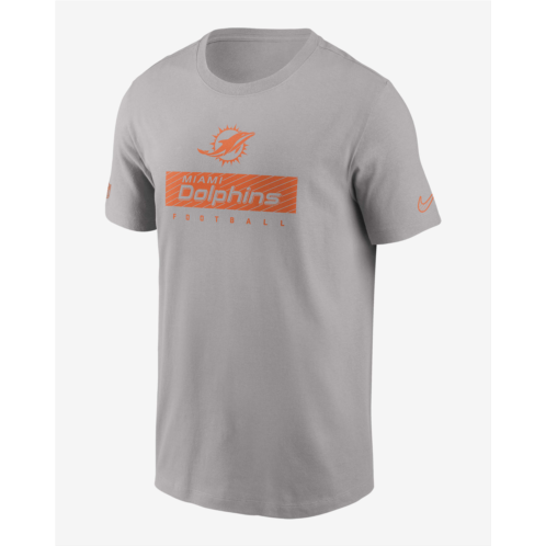Miami Dolphins Sideline Team Issue Mens Nike Dri-FIT NFL T-Shirt
