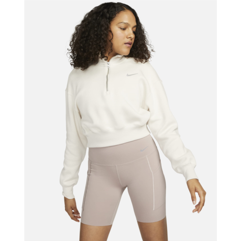 Nike Universa Womens Medium-Support High-Waisted 8 Biker Shorts with Pockets