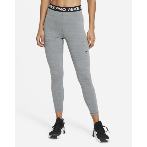 Nike Pro 365 Womens High-Waisted 7/8 Mesh Panel Leggings