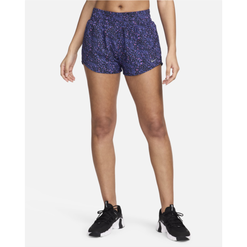 Nike One Womens Dri-FIT Mid-Rise 3 Brief-Lined Shorts