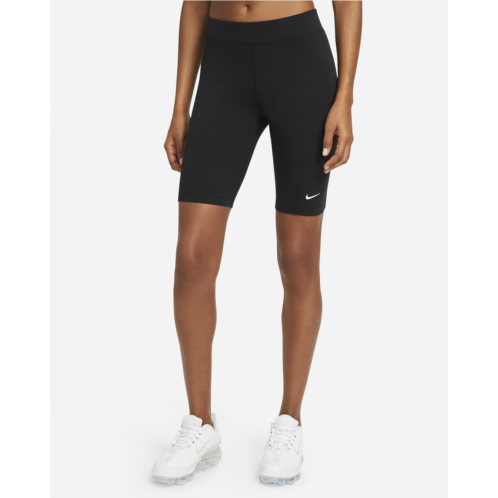 Nike Sportswear Essential Womens Mid-Rise 10 Biker Shorts