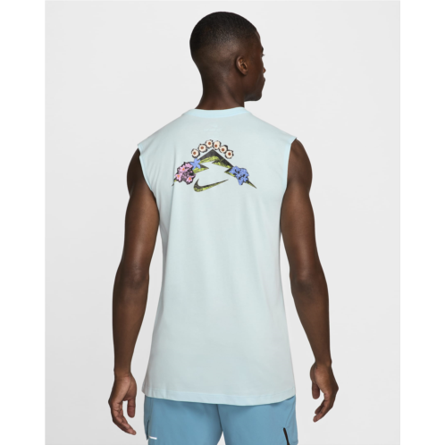 Nike Mens Dri-FIT Sleeveless Running T-Shirt