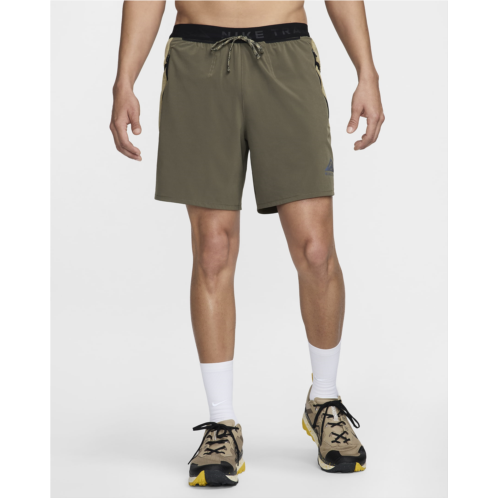 Nike Trail Second Sunrise Mens Dri-FIT 7 Brief-Lined Running Shorts