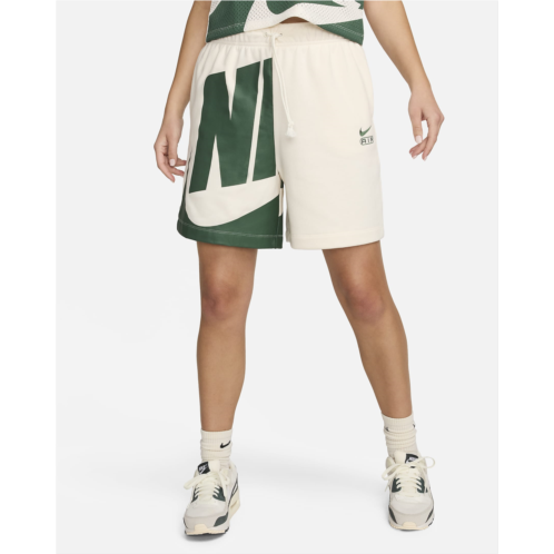 Nike Air Womens Mid-Rise 6 French Terry Shorts