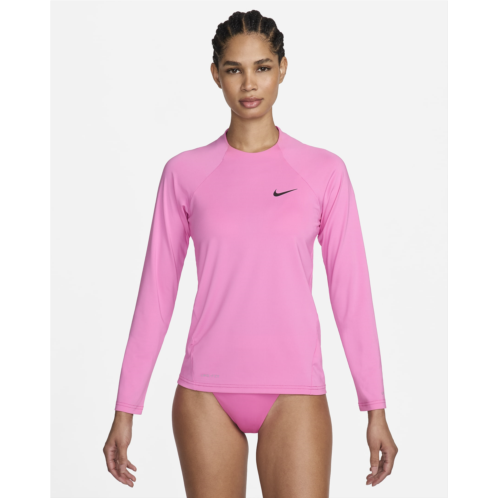 Nike Essential Womens Long-Sleeve Hydroguard Swim Shirt