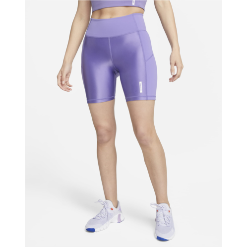 Nike Pro Womens Mid-Rise 7 Biker Shorts
