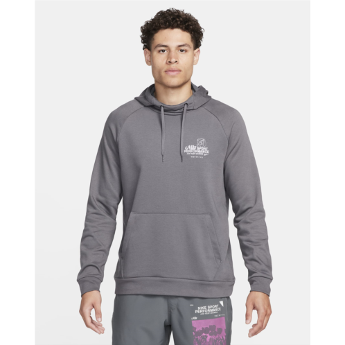 Nike Mens Dri-FIT Hooded Fitness Pullover