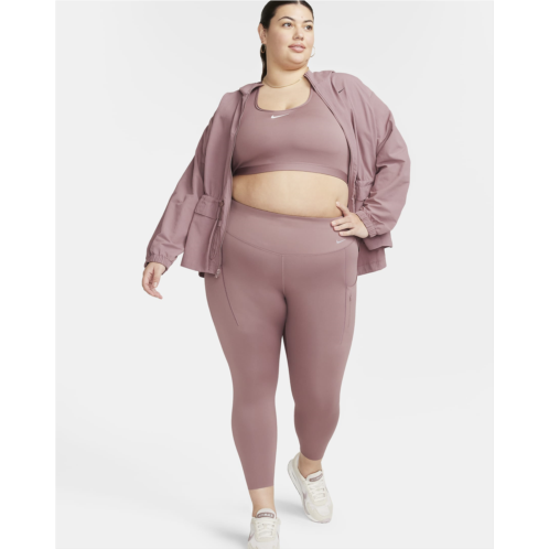 Nike Go Womens Firm-Support High-Waisted 7/8 Leggings with Pockets (Plus Size)