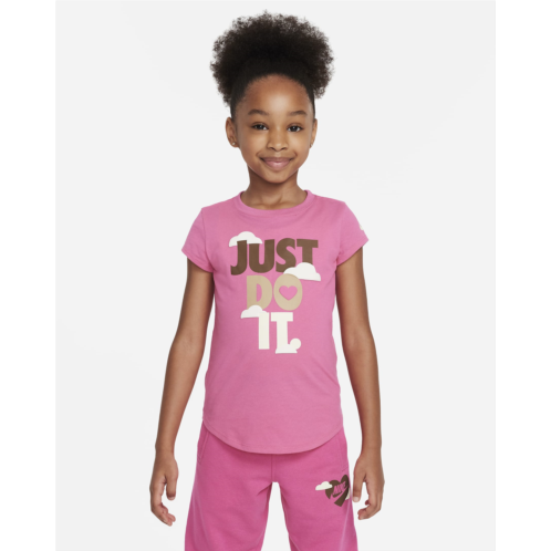 Nike Sweet Swoosh Just Do It Little Kids Graphic T-Shirt