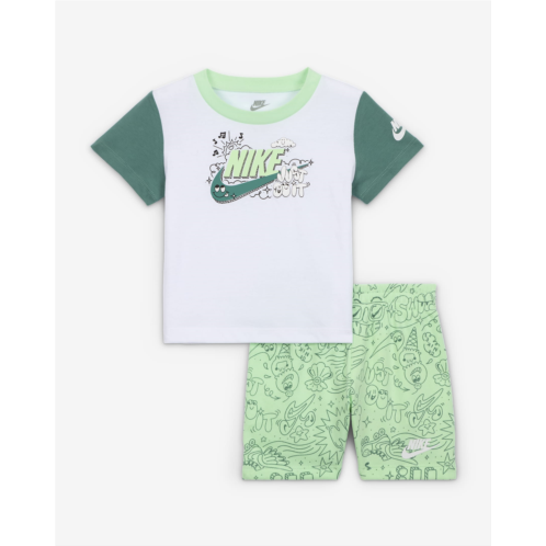 Nike Sportswear Create Your Own Adventure Baby (12-24M) T-Shirt and Shorts Set