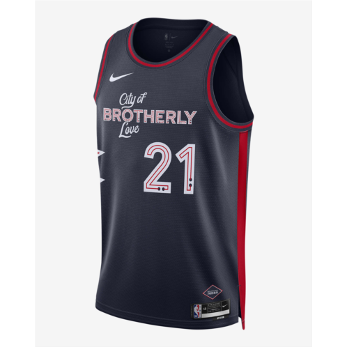 Joel Embiid Philadelphia 76ers City Edition 2023/24 Mens Nike Dri-FIT NBA Swingman Jersey