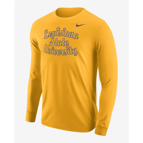 LSU Mens Nike College Long-Sleeve T-Shirt