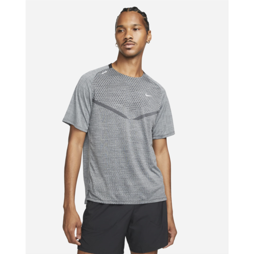 Nike TechKnit Mens Dri-FIT ADV Short-Sleeve Running Top