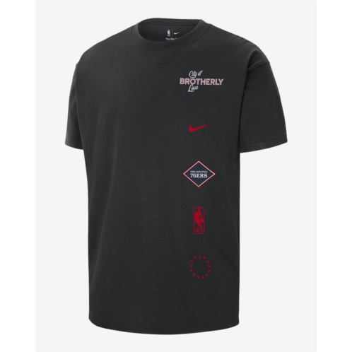 Philadelphia 76ers 2023/24 City Edition Mens Nike NBA Courtside Max90 T-Shirt