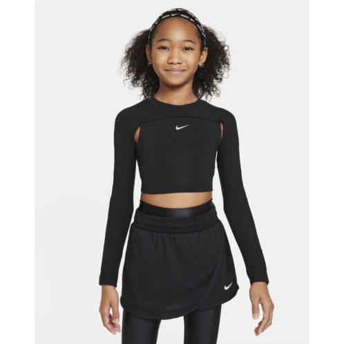 Nike Girls Dri-FIT Long-Sleeve Top
