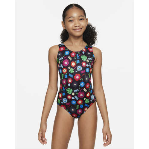 Nike Swim Garden Party Big Kids (Girls) U-Back One-Piece Swimsuit