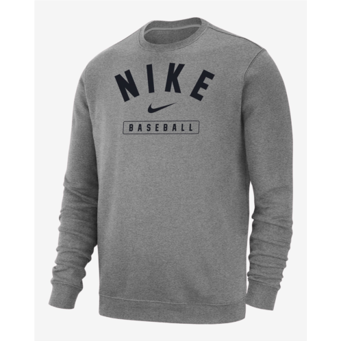 Nike Baseball Mens Crew-Neck Sweatshirt