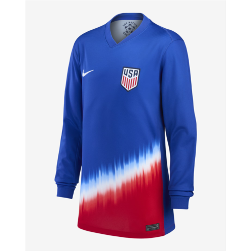 USMNT 2024 Stadium Away Big Kids Nike Dri-FIT Soccer Long-Sleeve Replica Jersey