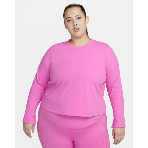 Nike One Fitted Womens Dri-FIT Long-Sleeve Top (Plus Size)