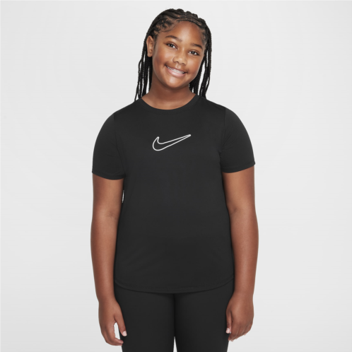 Nike One Big Kids (Girls) Dri-FIT Short-Sleeve Training Top (Extended Size)