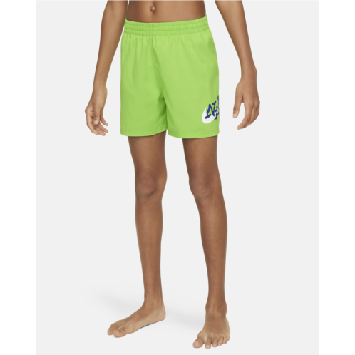 Nike Swim Scribble Big Kids (Boys) 4 Volley Shorts