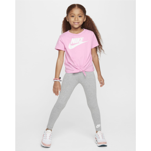 Nike Little Kids Tie Front Tee and Leggings Set