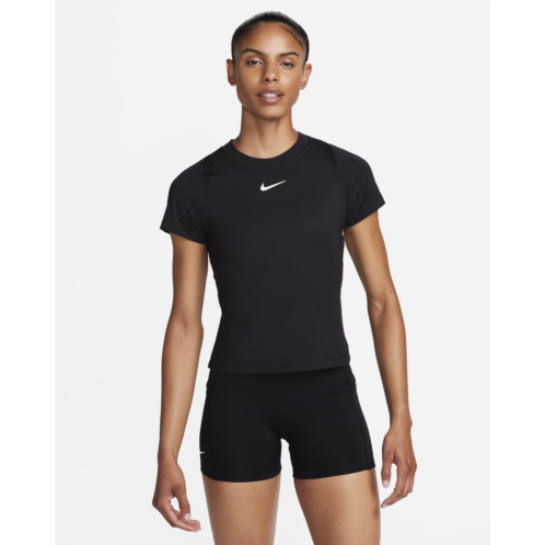 NikeCourt Advantage Womens Dri-FIT Short-Sleeve Tennis Top