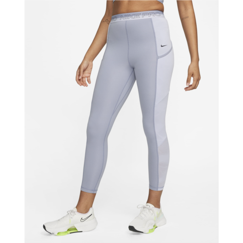 Nike Pro Womens High-Waisted 7/8 Training Leggings with Pockets