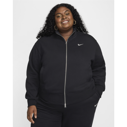 Nike Sportswear Phoenix Fleece Womens Oversized Track Jacket (Plus Size)