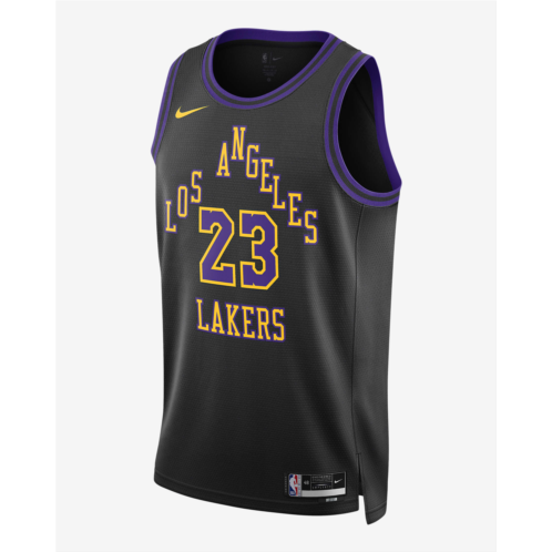 Lebron James Los Angeles Lakers City Edition 2023/24 Mens Nike Dri-FIT NBA Swingman Jersey