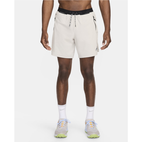 Nike Trail Second Sunrise Mens Dri-FIT 7 Brief-Lined Running Shorts
