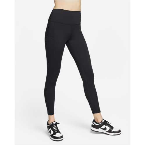 Nike One Womens High-Waisted 7/8 Leggings with Pockets