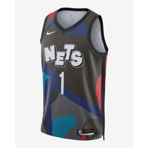 Mikal Bridges Brooklyn Nets City Edition 2023/24 Mens Nike Dri-FIT NBA Swingman Jersey