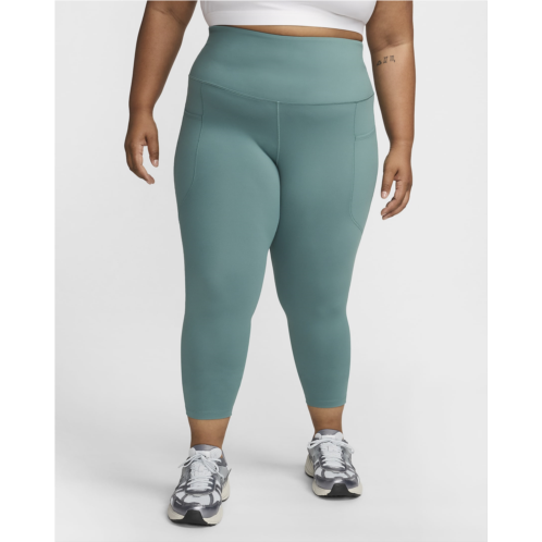 Nike One Womens High-Waisted 7/8 Leggings with Pockets (Plus Size)
