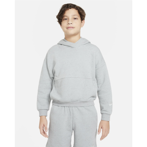Nike Icon Fleece Big Kids Oversized Pullover Hoodie